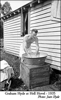Graham Hyde at Hell Hovell 1935